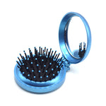 2-en-1 Mini miroir et brosse